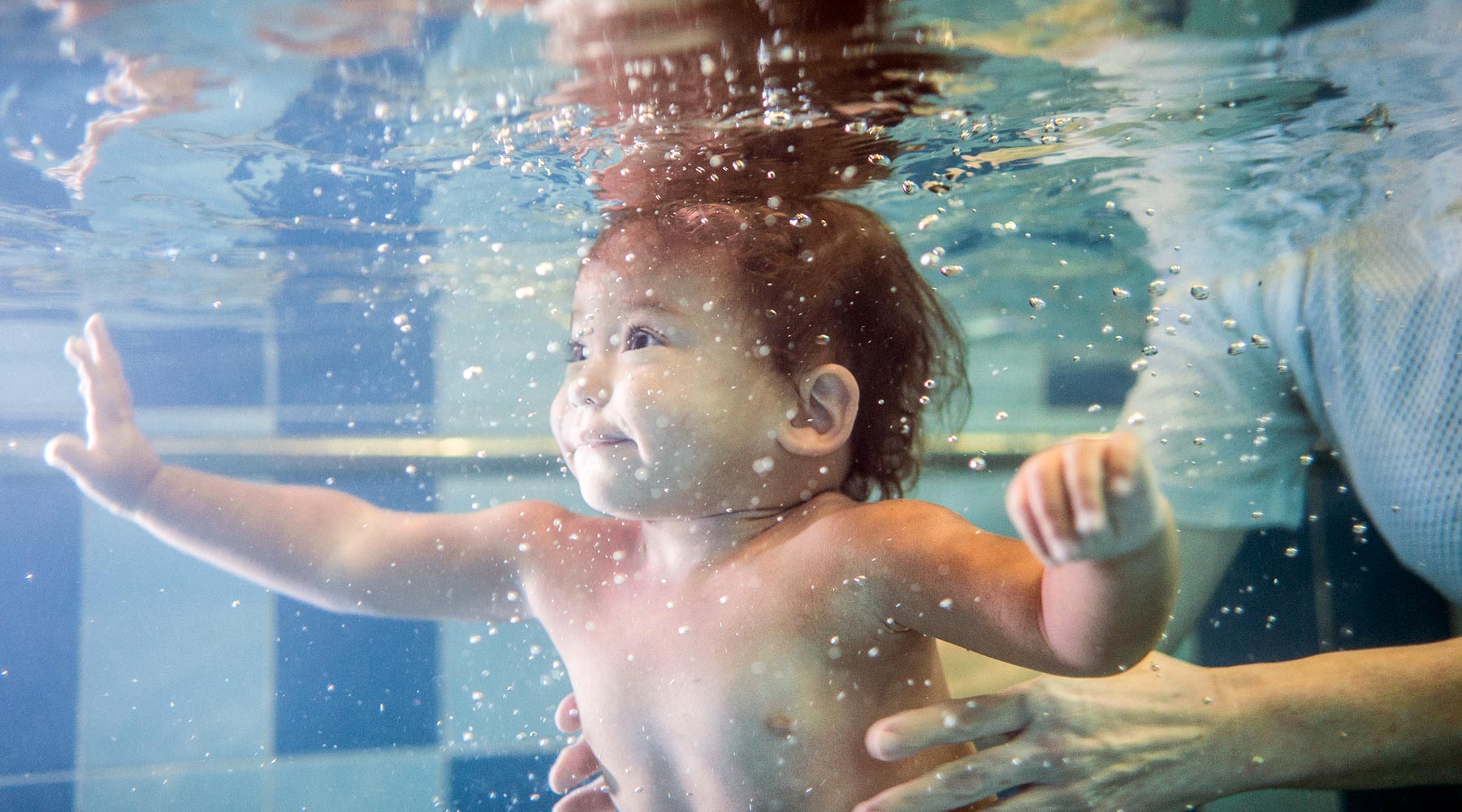 Babies are born with the diving reflex