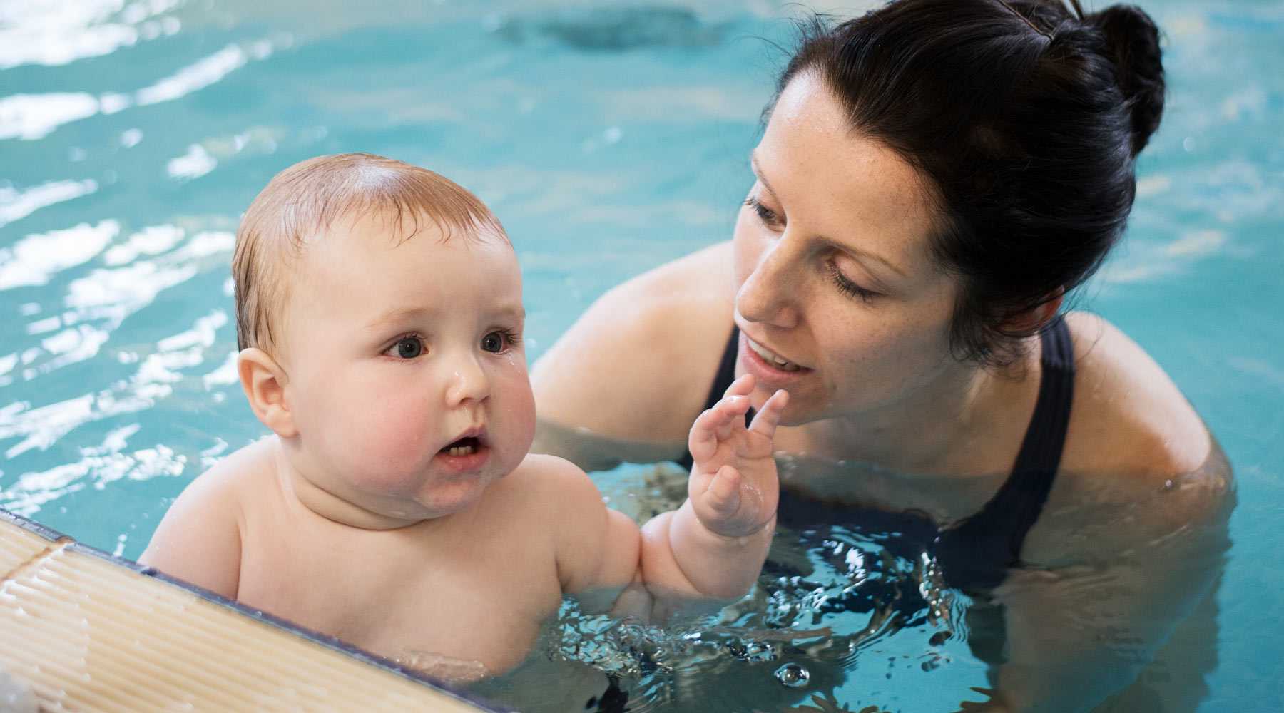 Baby swimming use only warm private swimming pools